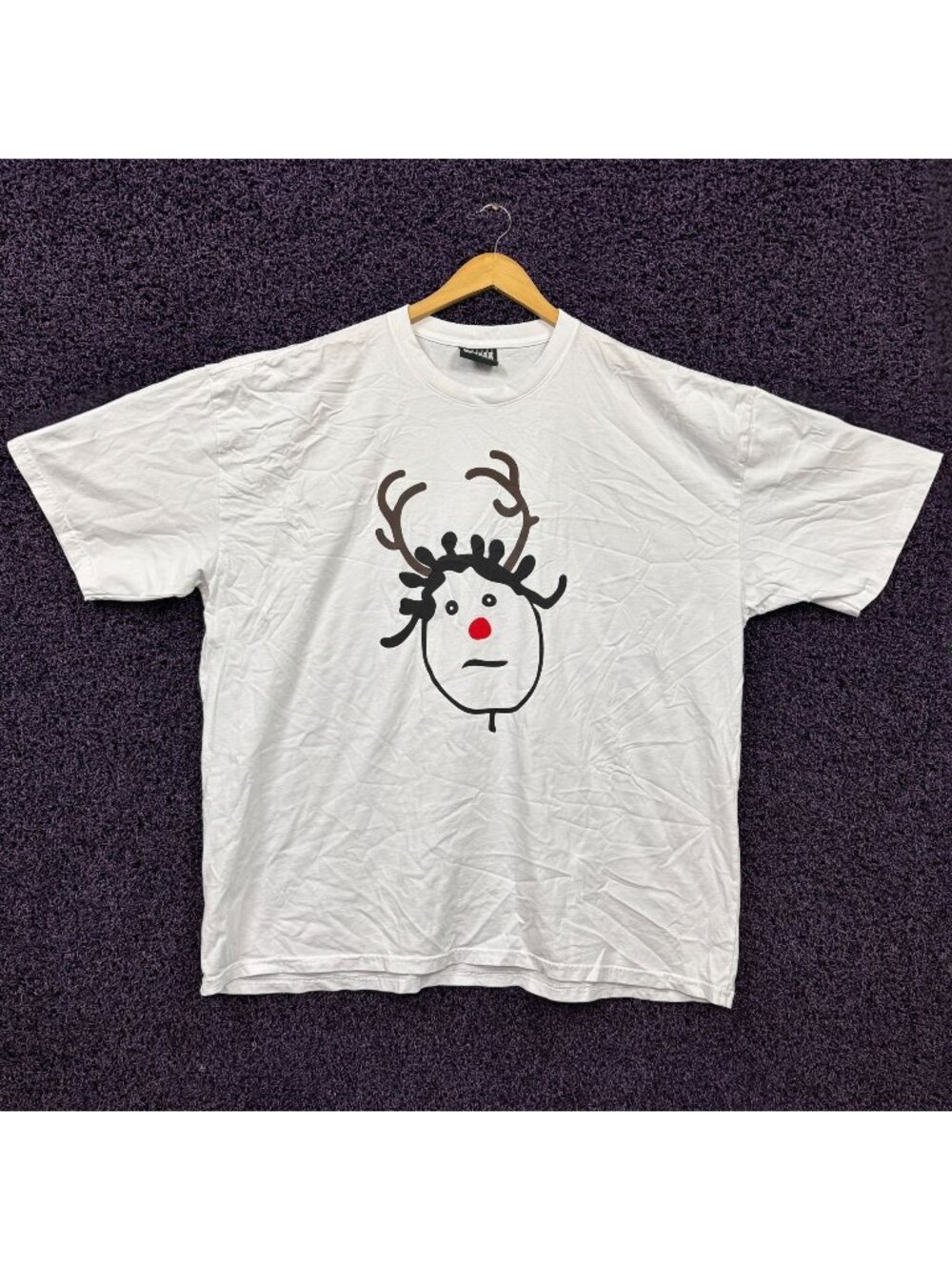 Rihanna Christmas Rudolph The Red Nose Reindeer T-Shirt 2XL